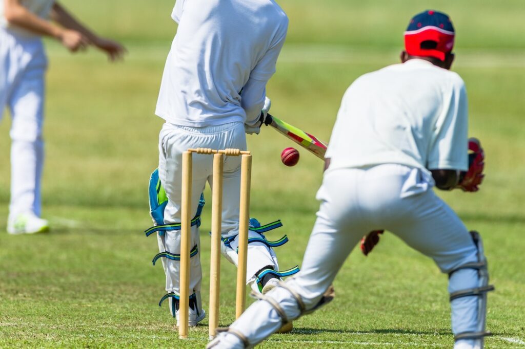 Cricket Action Players Abstract